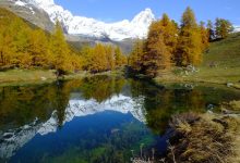 lago bleu, valle d'aosta, aosta valley