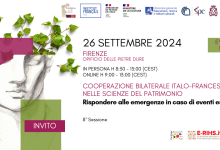 séminaire italo-français sur la gestion des urgences du patrimoine culturel à Florence