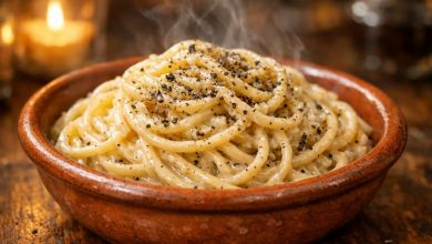 Spaghetti cacio e pepe